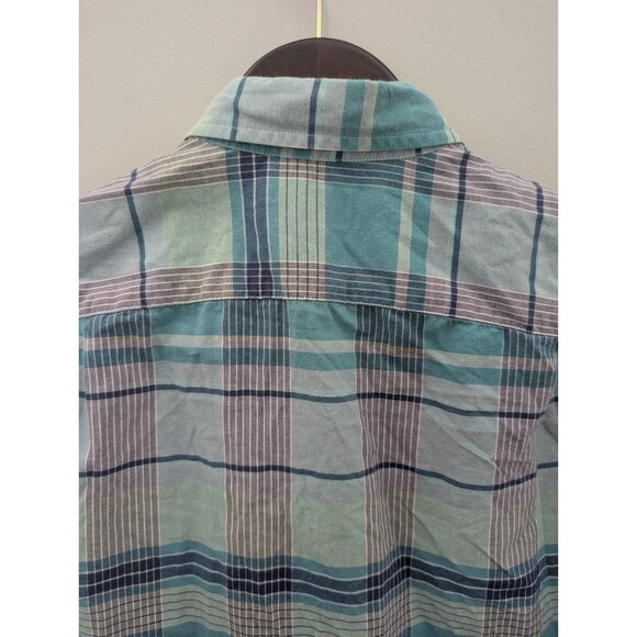 J Crew Men's Shirt Small Pastel Blue Summer Plaid Long Sleeve Button Down #40732 - Picture 5 of 13